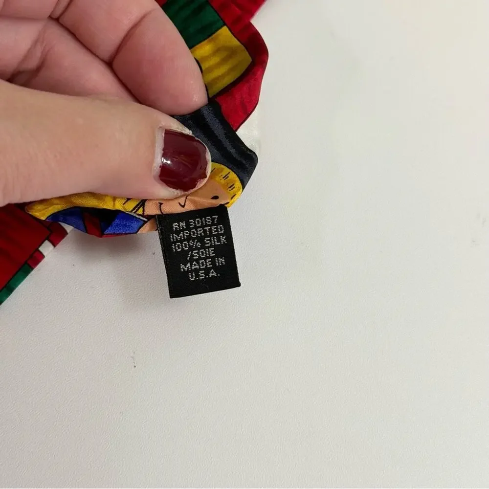 Save The Children Tom-Age 15 Children Of The World Silk Tie Multi‎ Mens One Size
